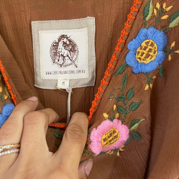 Chasing unicorns After midnight fringe fiesta dress-M - Picture 2 of 8